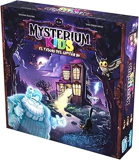 Libellud Mysterium Kids: The Captain's Treasure BU | Cooperative Mystery Board Game for Families and Children | Ages 6+ | 2 to 6 Players | 20 Minutes Per Game | Spanish