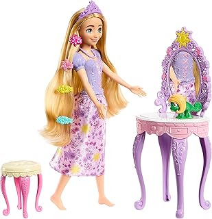 Disney Princess Toys, Rapunzel Doll, Vanity And Accessories