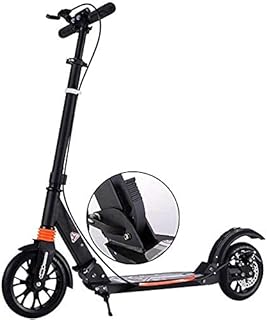 Scooters Kick Scooter for Adults Kids Foldable Adult Kick Scooters with Disc Brakes 2-Wheel Commuter Scooters with Big Wheels Birthday Gifts for Adults/Teens/Kids Up to 100kg Non-Electric
