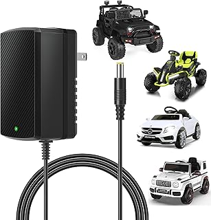 24V Charger for Kids Ride On Car Toys 24 Volt Battery Charger for Wrangler SUV Jeep ATV Mercedes Benz Quad Lamborghini Kidzone Bumper 24 Volt Kid Car Electric Toys Ride On