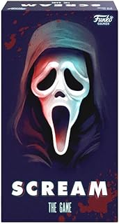 FUNKO Games - Scream LE JEU - Cooperative Board Game - for Kids from 13 - Cooperate to Win Against Ghost Face® - Immersive App Experience - 20 Min - 3 to 8 Players - English