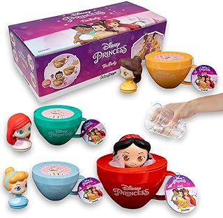 #sbabam Disney Princess Tea Party, Disney Princess Dolls, Pack of 2, Children's Games Newspaper Stand, Gift Ideas, from 3 Years