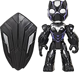 Marvel Iron Man and His Awesome Friends Black Panther Action Figure Toy with Accessory