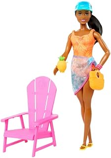 Barbie Brooklyn Pink Passport Hawaii Doll & Accessories Set