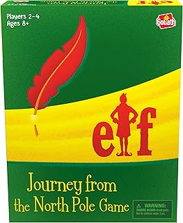 Goliath Elf: Journey from The North Pole Board Game | Help Buddy The Elf Travel to New York City | 2-4 Players, Ages 8+