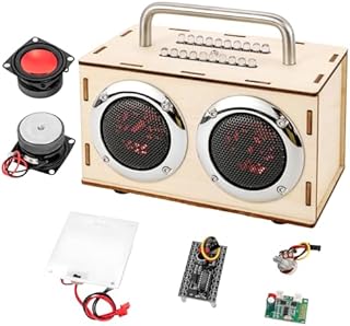 DIY Bluetooth Speaker Kit with Metal Handle - STEM Projects for Kids Ages 8-12, Build Your Own Portable Speaker, No Soldering Science Experiment Gift for Boys & Girls 8 9 11 13