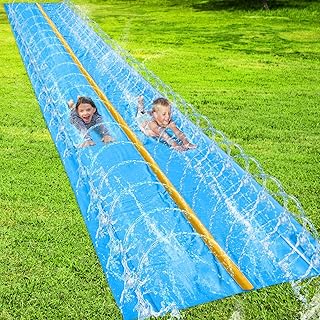 stargo 18 x 5 ft - Slip and Slide, Water Slides for Kids - Backyard waterslide for Kids, Outdoor Fun Summer Water Toys, Water Activities for Kid and Adults for Backyard Fun, Ages 4-8, 5, 6, 7, 8-12 +