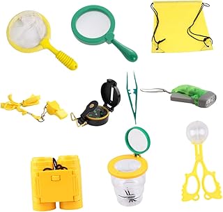 10pcs Boy Outdoor Wilderness Insects Observation Kit Lightweight Exploring Tools for Insect Study Educational Adventure Gear for Boys and Girls