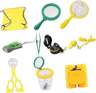 Milisten 10pcs Boy Insects Observing Kit for Outdoor Adventures Lightweight Educational Tools for Hiking Camping and Nature Exploration