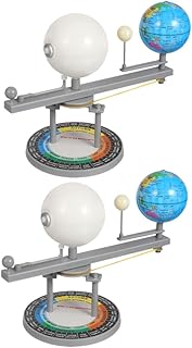 2pcs Solar System Model Kit Educational DIY Astronomy Tool for Boy Girl Compact Planetarium Science Kit for Classroom Learning and Understanding of Celestial Bodies