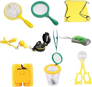 Vaguelly 10pcs Outdoor Observation Kit for Boy Girl Lightweight Wilderness Exploring Tools for Nature Expeditions and Insect Observation Educational Adventure