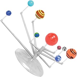BESPORTBLE 1Set DIY Solar System Model Kit for Educational Planetary Models Hands Stem with Rotating Planets Fun Science Project for Learning Solar System Present for Boys