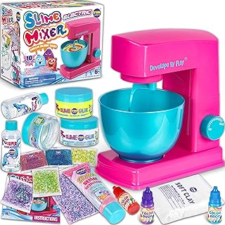 Electric Slime Mixer Machine Kit for Kids, FunKidz Twist Mixing Glue and Activator to Making Slime Automatic Craft Toy for Girls Ages 8-12 Boys Gifts