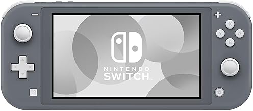 Nintendo Switch Lite Console – (Japanese Version) | Handheld Gaming System | Compact & Lightweight | Region-Free | Built-in Controls | Great for Travel & Kids | Japanese Packaging (Gray)