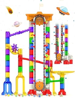 Motorized Marble Run - Marble Runs Stem Toys for Kids 4-8 8-12 - Construction Building Educational Space Toys 5-7 8-10 - Birthday for Boys and Girls