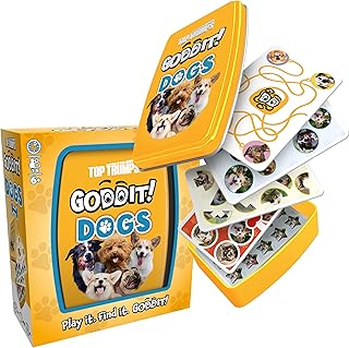 Top Trumps Dogs Goddit! Card Game for Kids and Adults Family Game Travel Game 1 to 6 Players Makes a Great Gift for Ages 6 Plus