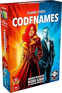 CGE Codenames Board Game (2nd Edition) The Top Secret Word Association Party Game for Friends & Family Game Nights, 4+ Players