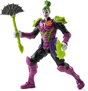 DC Comics, Batman Ninja Strike 6" The Joker Action Figure with Pop-Out Ninja Accessories, Super Hero Kids Toys for Boys and Girls Ages 3 & Up