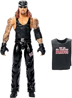 Mattel WWE Undertaker Action Figure, Main Event Series #161, 6-inch Collectible Superstar with 14 Articulation Points & Life-Like Look
