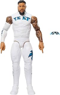 Mattel WWE Jey USO Action Figure, Main Event Series #161, 6-inch Collectible Superstar with 14 Articulation Points & Life-Like Look