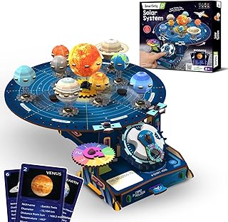 Smartivity Solar System Kit | Gear-Driven Working Model of Planets | Birthday Gift for Boys & Girls 8,9,10,11,12,13,14 Years I Build, Rotate & Explore Astronomy | Learn Solar System & Science Facts |