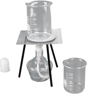 Chemistry Lab Kit, Durable Heating Experiment Tool Set Chemistry Equipment, Laboratory Beaker Set for Student Teaching Classroom Demonstration