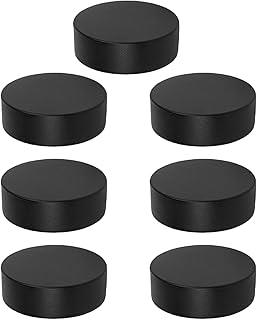 YARNOW 7pcs Hockey Pucks: 7.5cm Diameter PU Foam Pucks Hockey Sports Training Equipment for Beginners Students Indoor Ports Activities Practice