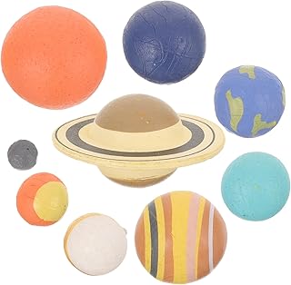 SUPVOX Educational Solar System Kit for School Project Scaled Planet Models for Cognitive Learning and Classroom Decor Safe Non-Fading Astronomy for Boys