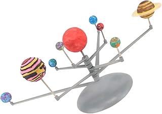 DIY Solar System Model Kit with Rotating Planets Educational Astronomy for Boys Stem Science Desktop Decoration