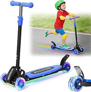 Kids Kick Scooter, 3 Wheel Scooter for Kids Ages 2-7