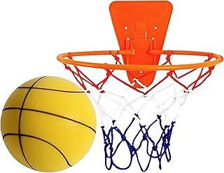 Quiet Training Ball – Soft Indoor Sport Basketball, Comfortable Grip, Safe Play Equipment, Portable Exercise Sphere | Soft Durable Basketball Designed for Apartment Home Workouts recreat
