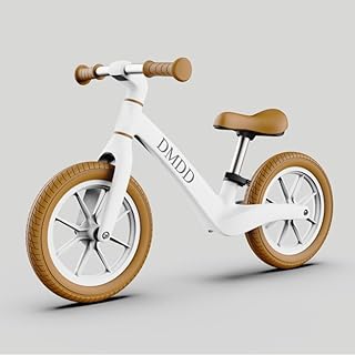 DMDD Toddler Balance Bike 2-5 Years Old, 12”No Pedal Kids Indoor Outdoor Toy Bike,Tool-Free Adjustments Seat, Lightweight First Bike Gift for 2-5 Boys Girls