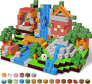 150PCS Magnetic Blocks - 0.8" Magnetic Building Blocks for Kids, STEM Toys, Educational Magnet Blocks, Magnetic Cubes Tiles, Christmas Birthday Gifts for Boys & Girls Ages 3 4 5 6 7 8 9 10