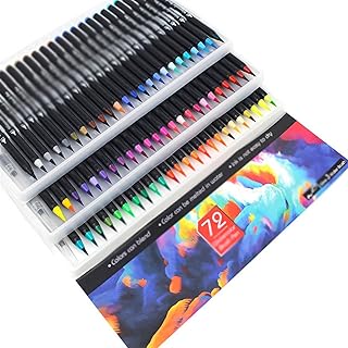Color Watercolor Markers for Drawing Felt-Tip Pens Set for Water Coloring Brush Pen for Lettering Art Supplies