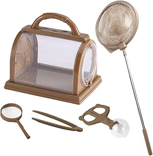 Keeper – 19x15x19cm ABS Metal, Portable Observation Kit, Worm Viewer Toy | Perfect for Kids Children Boys Girls Outdoor Exploration Nature Study Science Learning Adventure Field Trips