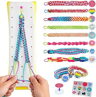 GILI Bracelet Making Kit - Arts and Crafts for Girls Age 8-12 - Friendship Bracelet Maker Toys - Best Christmas Birthday Gifts Ideas for Girls 7 8 9 10 11 Years Old