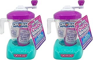 Craz-Slimy Crazy Blendz DIY Slime Making Mixer - Assorted Colors - Kids DIY Slime Craft Kit, Easter Basket Stuffer, 5" x 3.25" (Pack of 2)