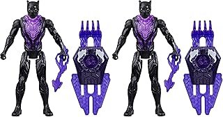 Marvel Avengers VenomVersus Epic World of Action Anti-Venom Black Panther Figure with Battle Gear Accessories, 4-Inch (10 cm) Super Hero Toys, 4+ (Pack of 2)