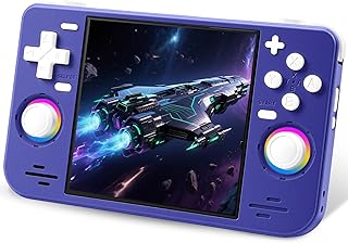 RF40H Handheld Game Console, 4.0" Retro Gaming Console Preloaded 20,000+ Classic Games, Open Source Linux System, Support WiFi Online Play, Portable Pocket Hand Held Video Game (Purple)