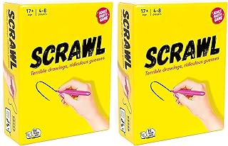 Big Potato Scrawl: Adult Board Game | Terrible Drawings and Ridiculous Guesses | Hilarious Board Game for Adults (Pack of 2)