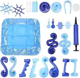 Marble Race Run Track DIY Building Toy Funny Educational Construction Maze Balls Game for Kids Children Boys Girls Age 3+ ABS Plastic 70 Components 30 Balls