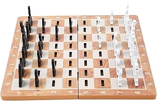 Board Games Card Playing Folding Chess Set Educational Toy Portable Travel Board Game for Adults Gifts for Men Women Chess Sets(S)