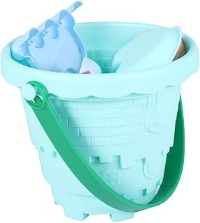 Colorful Beach Set with Castle Sand Buckets and Ice Cream Molds, Plastic Beach for Boys, Random Style, Outdoor Sandbox Play and Random Color