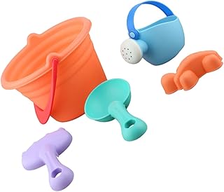 Kisangel PVC Beach Set, 5pcs Portable Sand Dredging for Boys, Random Colors, Fun Sand Playset for Seaside and Sandbox Activities