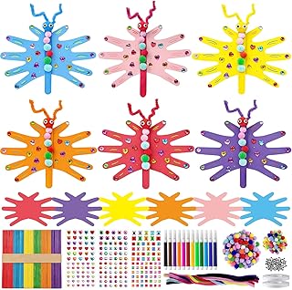 Cinrobiye 30 Set Spring Crafts Kits Make You Own Umbrella Paper Ornament DIY Arts and Crafts for Spring Summer April Showers Bring May Flowers Activity School Party Decoration Supplies (Cute)