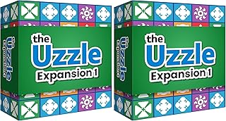 Uzzle 3.0 Expansion, Requires Uzzle Base Game, Block Puzzle Board Game for Adults & Kids, Expert-Level Challenges, an Action Packed Family Board Game Add On, for Ages 4+ (Pack of 2)