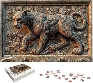 Animal Puzzle 3000 Pieces, Leopard Puzzles for Adults 3000 Pieces, Wooden Puzzle for Adults, Jigsaw Puzzles with Exquisite Packaging Box, Challenging Game for Families, Gifts for Women/Men, -6781
