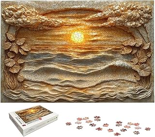 Puzzles for Adults 3000 Pieces, Landscape Wooden Puzzles for Adults, Beach Puzzle with Exquisite Packaging Box, Impossible Challenging Puzzle for Family/Friends, Home Decor, Gifts for Women, -6792