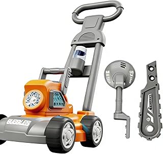 Bubble Lawn Mower for Kids Ages 3-6, 3-in-1 Bubble Machine Maker with 10 Bubble Solution, Outdoor Push Toy for Toddlers Boys Girls, Summer Birthday Christmas Easter Gift for Age 3 4 5 6 Year Old