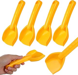 10 Piece Heavy Duty Sand Tool Set - Colorful Plastic Shovels & Rakes for Kids, Beach Garden and Snow Digging Toys for Toddlers, Outdoor Sandbox & Easter Accessories
